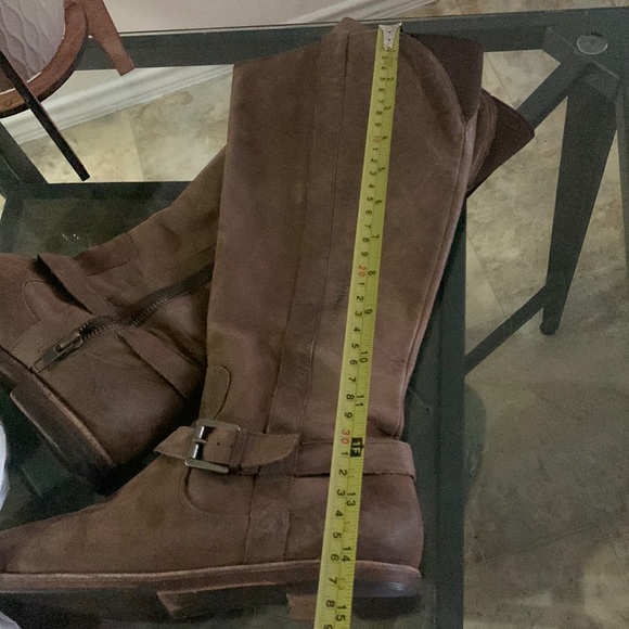 🔥1/2 of Summer Sale!🔥 COLE HAAN/NIKE AIR Collab.‘ Petra’ Leather Riding Boots - Picture 10 of 11